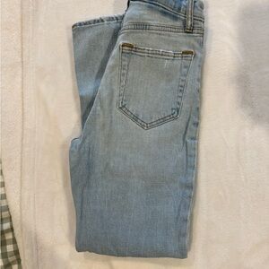 Abercrombie & Fitch Light Blue Cropped Jeans